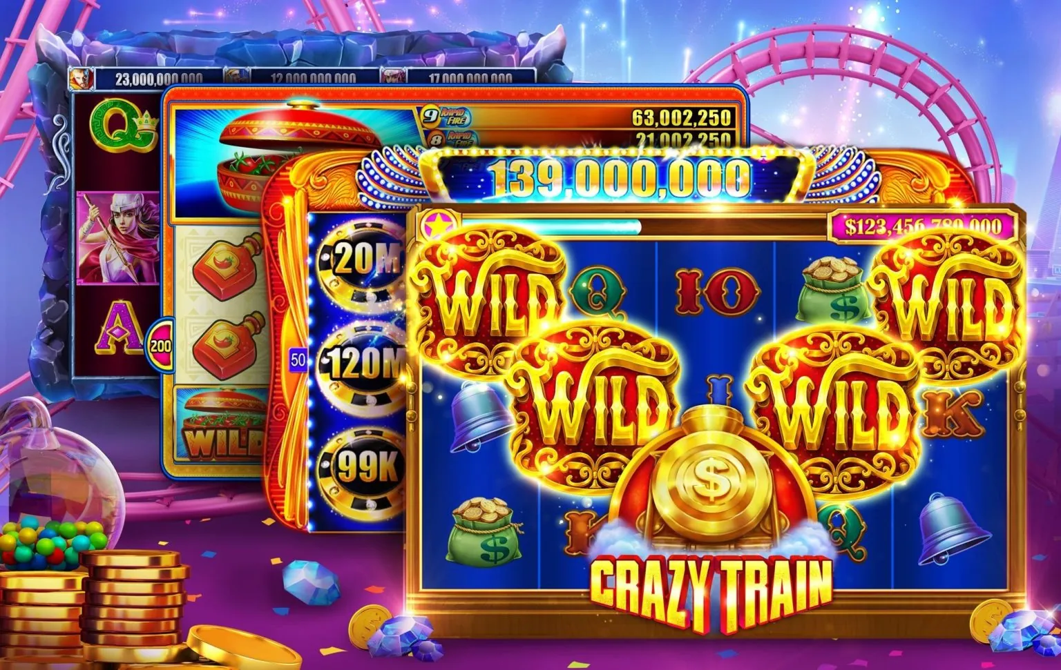 Hình ảnh đa dạng các trò chơi có trên 36win Android: thể thao, casino, slot, bắn cá, đá gà